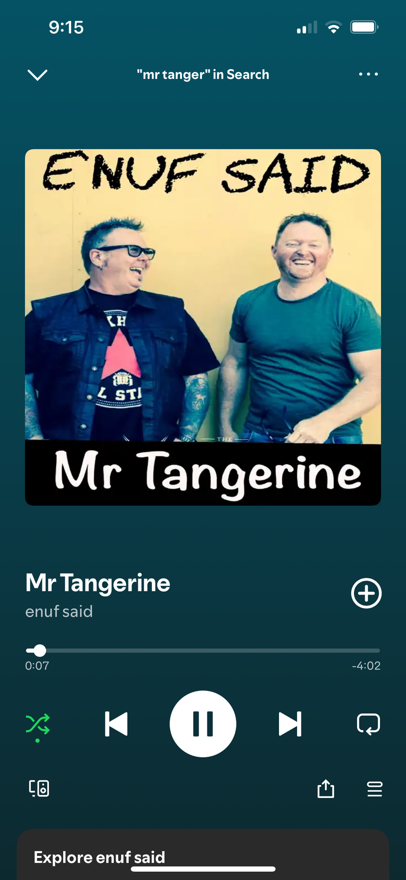 Profile image of Enuf Said